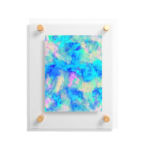 Amy Sia Electrify Ice Blue Floating Acrylic Print