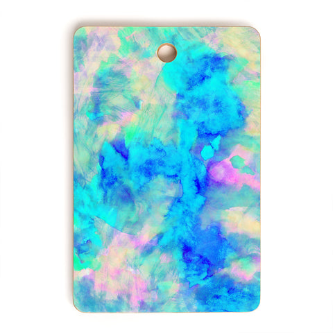 Amy Sia Electrify Ice Blue Cutting Board Rectangle