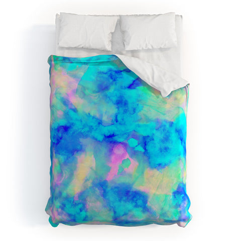 Amy Sia Electrify Ice Blue Duvet Cover