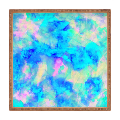 Amy Sia Electrify Ice Blue Square Tray