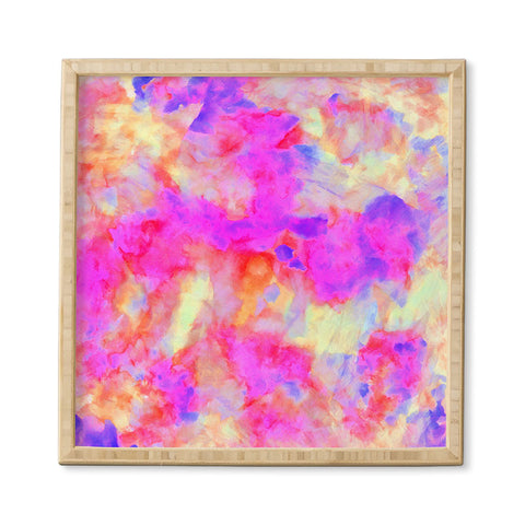 Amy Sia Electrify Pink Framed Wall Art