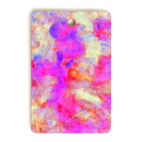 Amy Sia Electrify Pink Cutting Board Rectangle