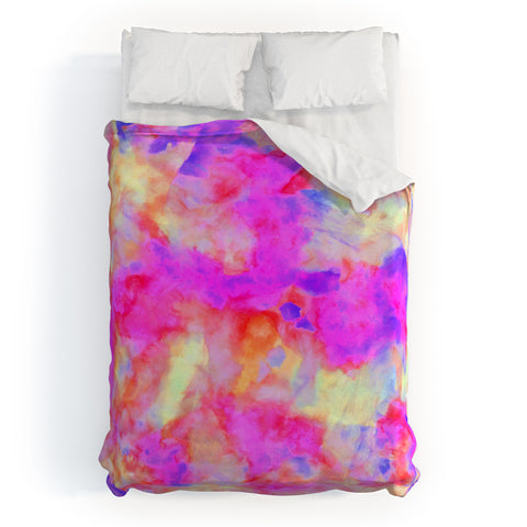 Amy Sia Electrify Pink Duvet Cover