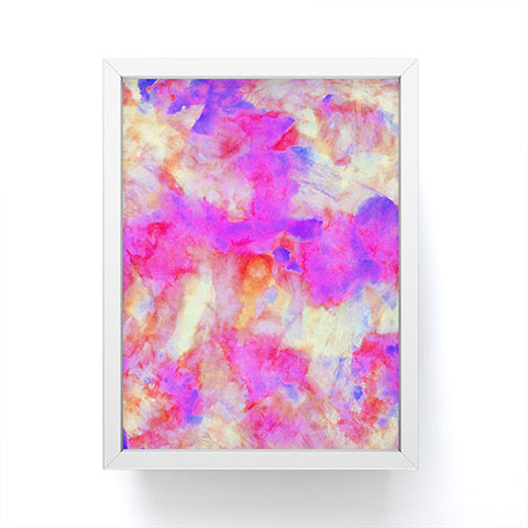 Amy Sia Electrify Pink Framed Mini Art Print