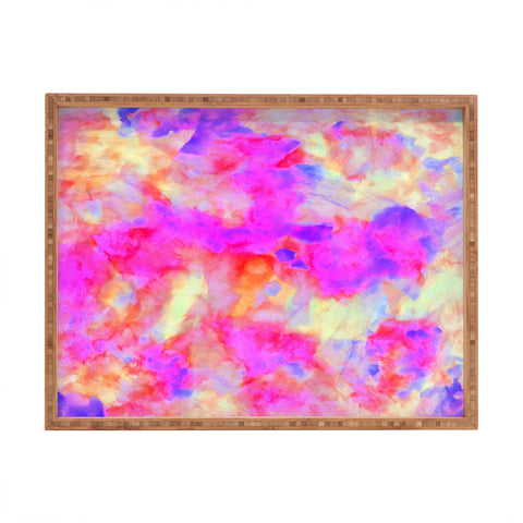 Amy Sia Electrify Pink Rectangular Tray