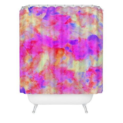 Amy Sia Electrify Pink Shower Curtain