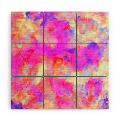 Amy Sia Electrify Pink Wood Wall Mural