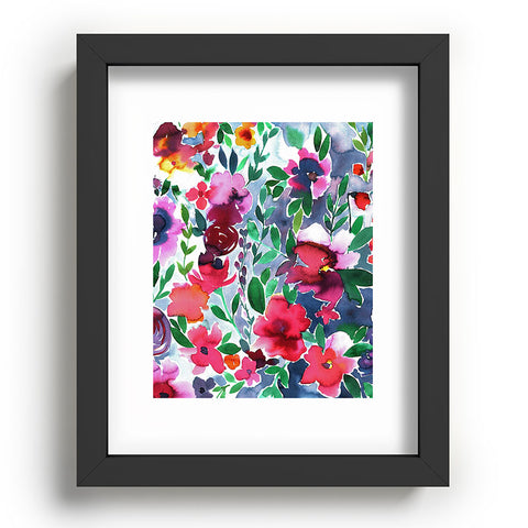 Amy Sia Evie Floral Recessed Framing Rectangle