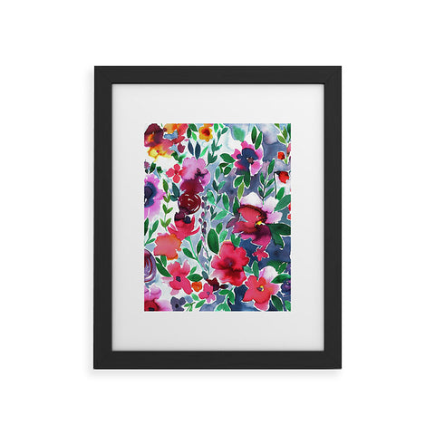Amy Sia Evie Floral Framed Art Print