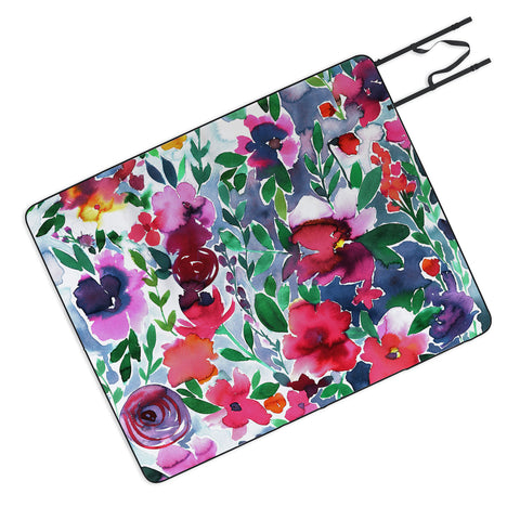 Amy Sia Evie Floral Picnic Blanket