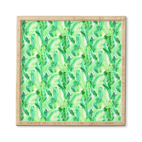 Amy Sia Fern Palm Green Framed Wall Art