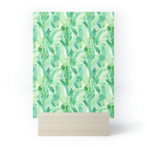 Amy Sia Fern Palm Green Mini Art Print