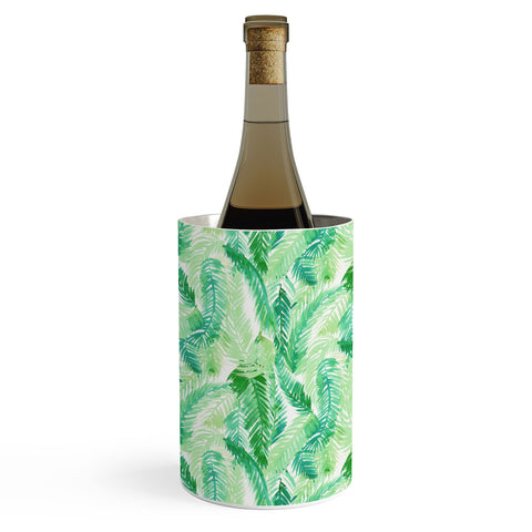Amy Sia Fern Palm Green Wine Chiller