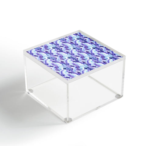 Amy Sia Fern Palm Purple Acrylic Box