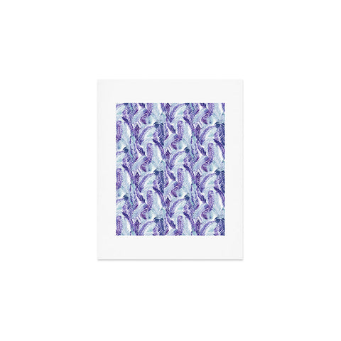 Amy Sia Fern Palm Purple Art Print
