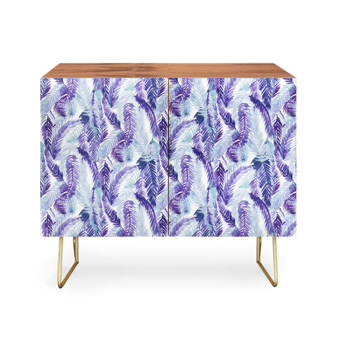 Amy Sia Fern Palm Purple Credenza