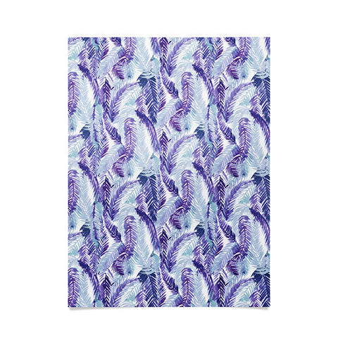 Amy Sia Fern Palm Purple Poster