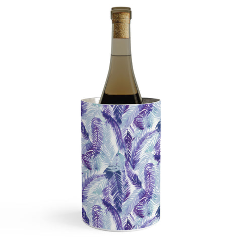 Amy Sia Fern Palm Purple Wine Chiller