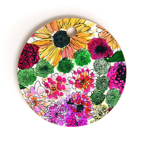 Amy Sia Fiore Cutting Board Round