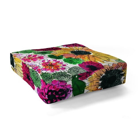 Amy Sia Fiore Floor Pillow Square