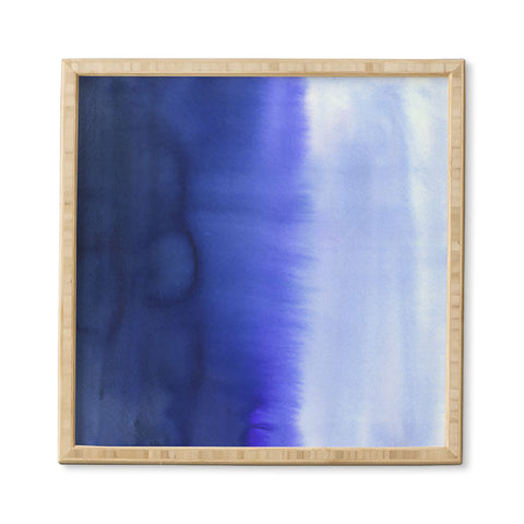 Amy Sia Flood Blue Framed Wall Art