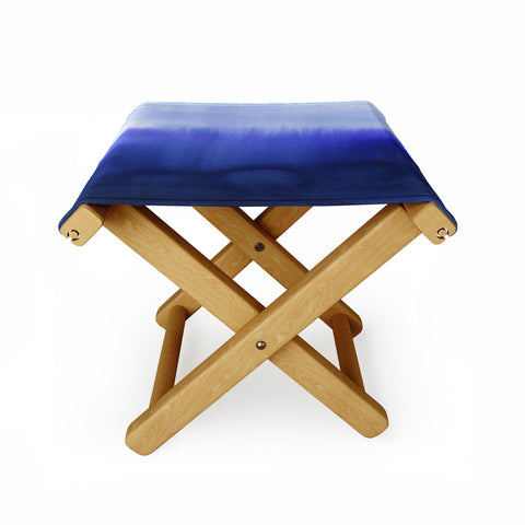 Amy Sia Flood Blue Folding Stool