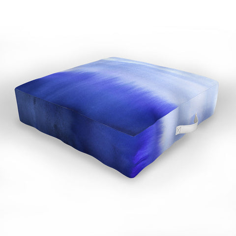 Amy Sia Flood Blue Outdoor Floor Cushion