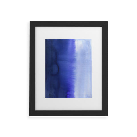 Amy Sia Flood Blue Framed Art Print