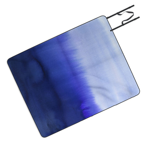 Amy Sia Flood Blue Picnic Blanket