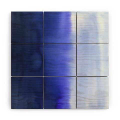 Amy Sia Flood Blue Wood Wall Mural