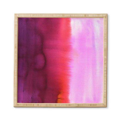 Amy Sia Flood Red Framed Wall Art