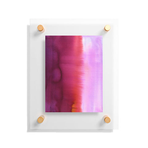 Amy Sia Flood Red Floating Acrylic Print