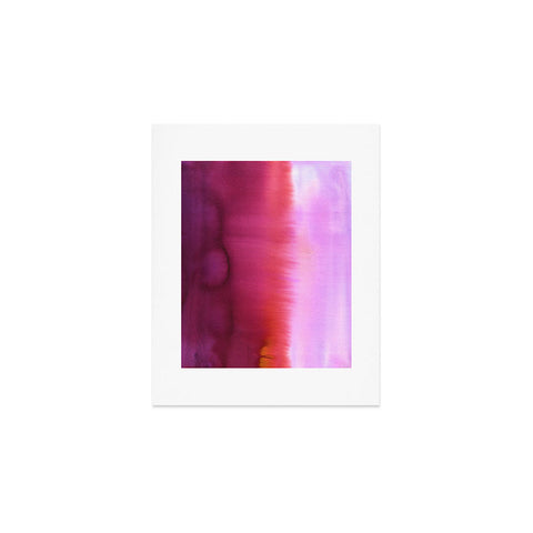 Amy Sia Flood Red Art Print