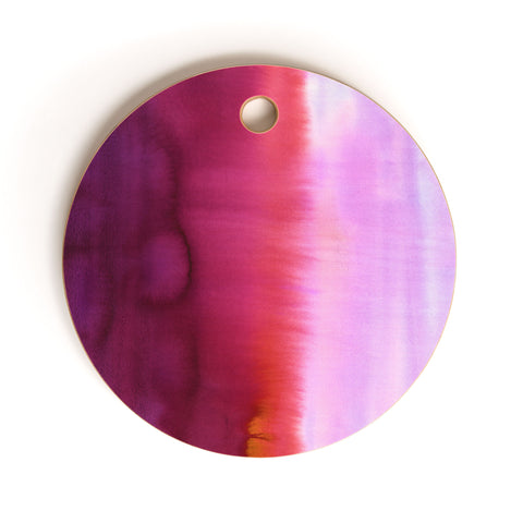 Amy Sia Flood Red Cutting Board Round