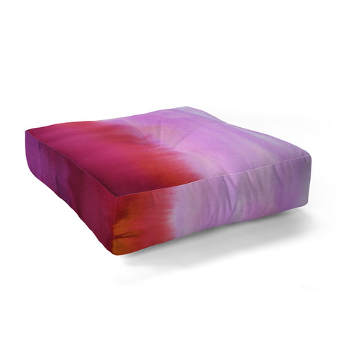 Amy Sia Flood Red Floor Pillow Square