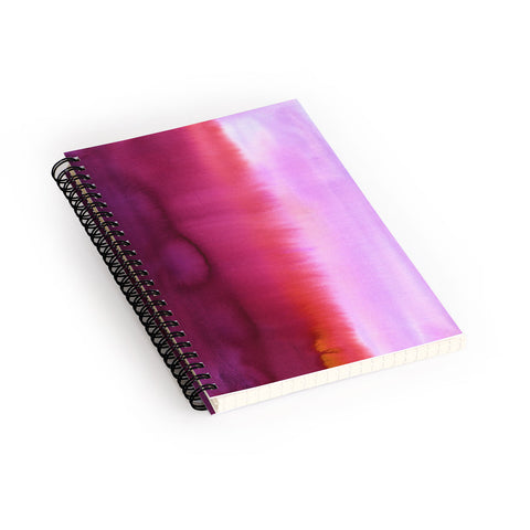 Amy Sia Flood Red Spiral Notebook