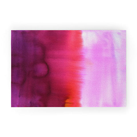 Amy Sia Flood Red Welcome Mat