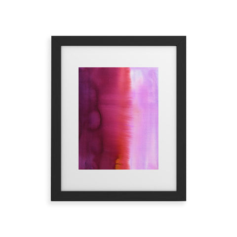 Amy Sia Flood Red Framed Art Print