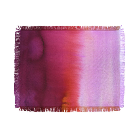 Amy Sia Flood Red Throw Blanket