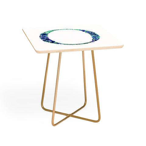 Amy Sia Floral Monogram Letter O Side Table