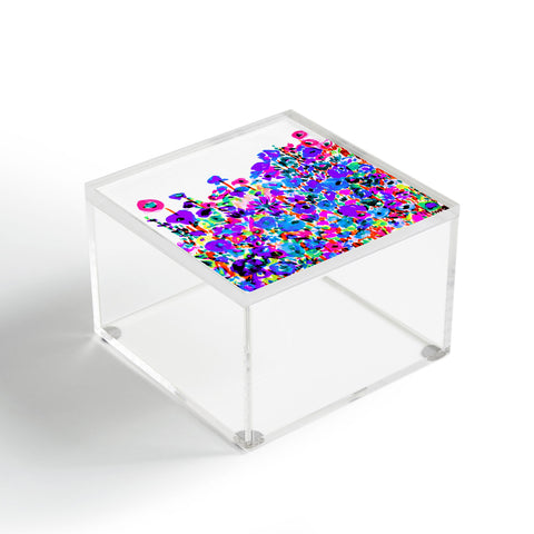 Amy Sia Flower Fields Blue Acrylic Box