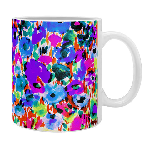 Amy Sia Flower Fields Blue Coffee Mug