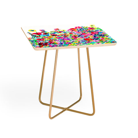 Amy Sia Flower Fields Pink Side Table