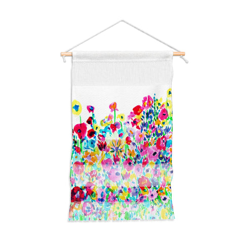 Amy Sia Flower Fields Pink Wall Hanging Portrait
