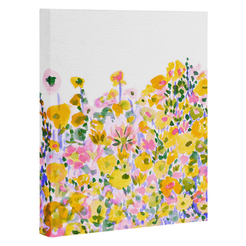 Amy Sia Flower Fields Sunshine Art Canvas