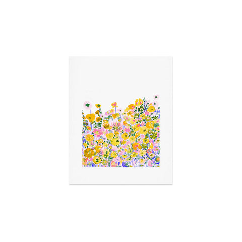 Amy Sia Flower Fields Sunshine Art Print