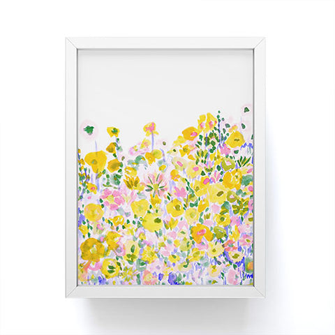 Amy Sia Flower Fields Sunshine Framed Mini Art Print