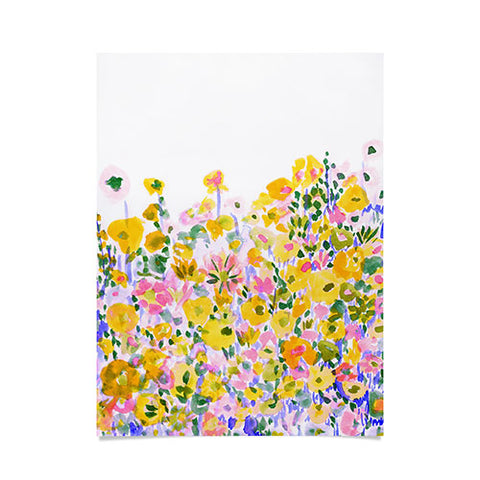 Amy Sia Flower Fields Sunshine Poster