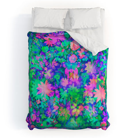 Amy Sia Fluro Floral Comforter
