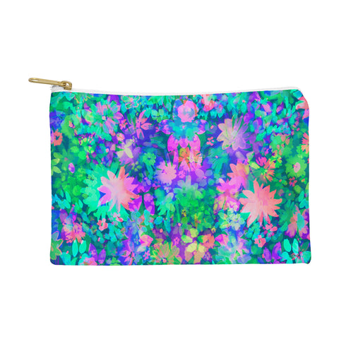 Amy Sia Fluro Floral Pouch